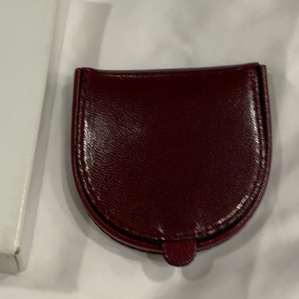 Authentic Bottega Veneta leather change purse